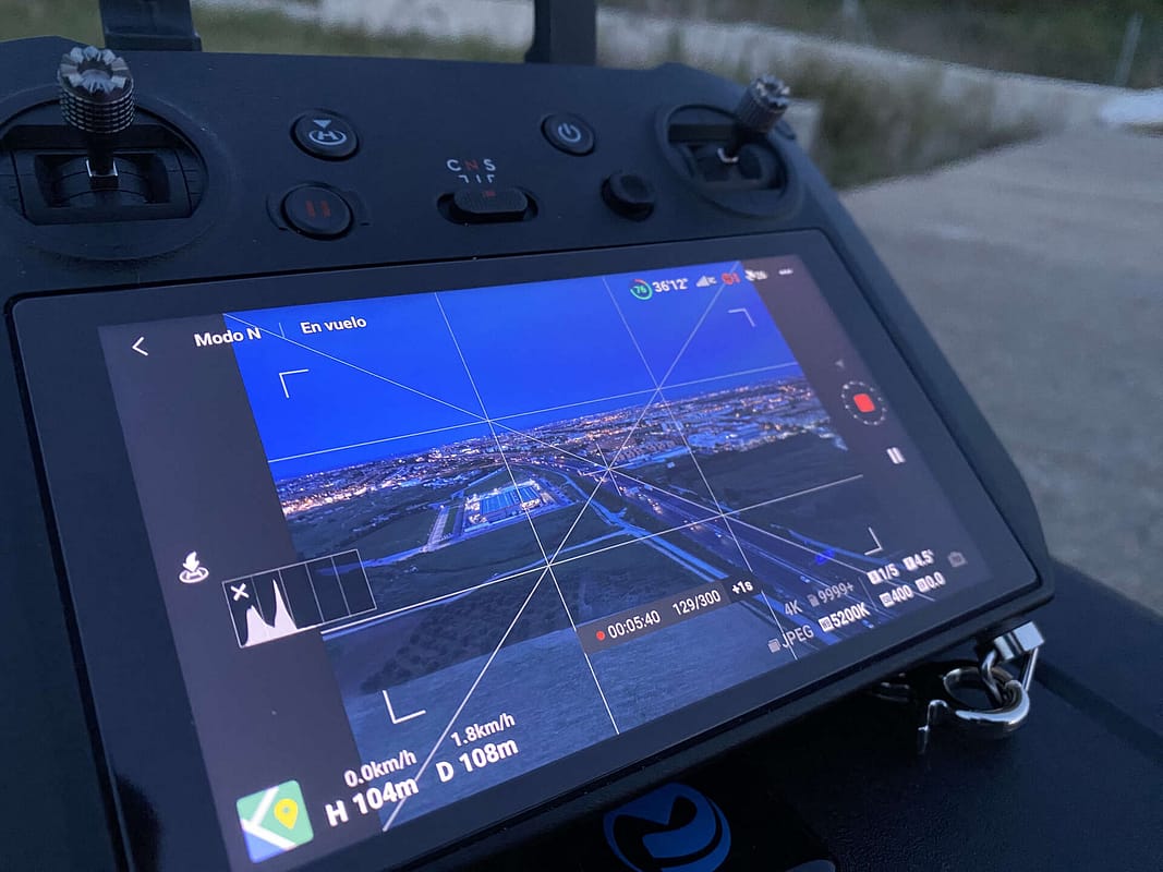 mando de control de dron
